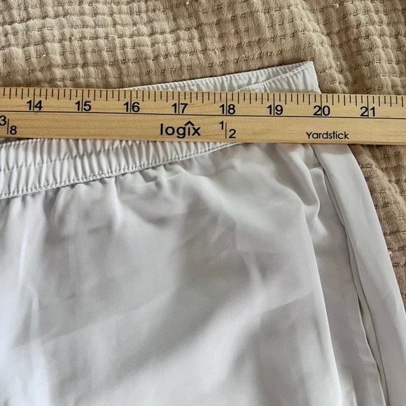 Abercrombie & Fitch Wide Leg Pants Women XL Regular White Pull On Crepe Pockets - Picture 10 of 14